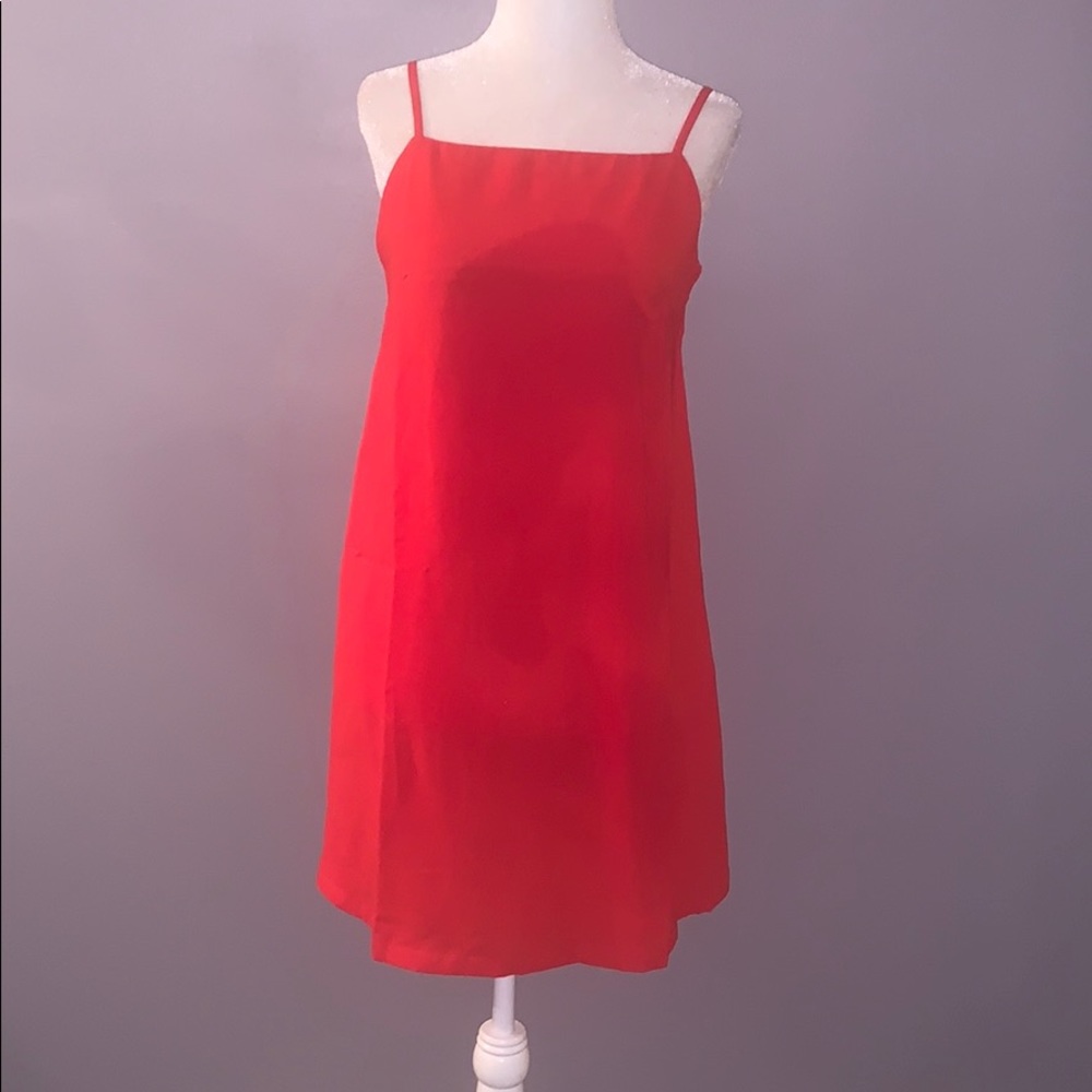Red jumper dress
